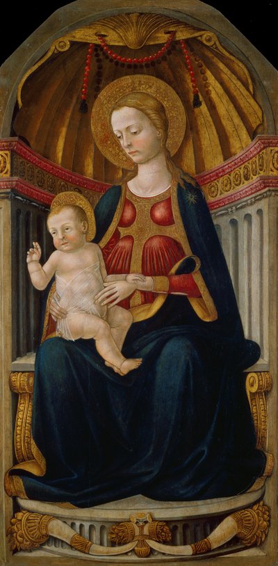Vergine con Bambino sul trono da Neri di Bicci